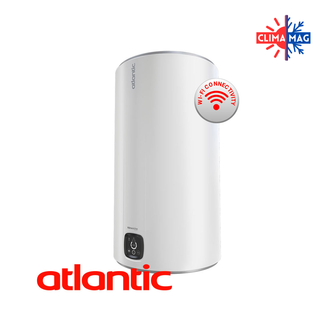 Електрически бойлер Atlantic Genius Steatite, 100 литра, Wi-Fi, със сух керамичен нагревател