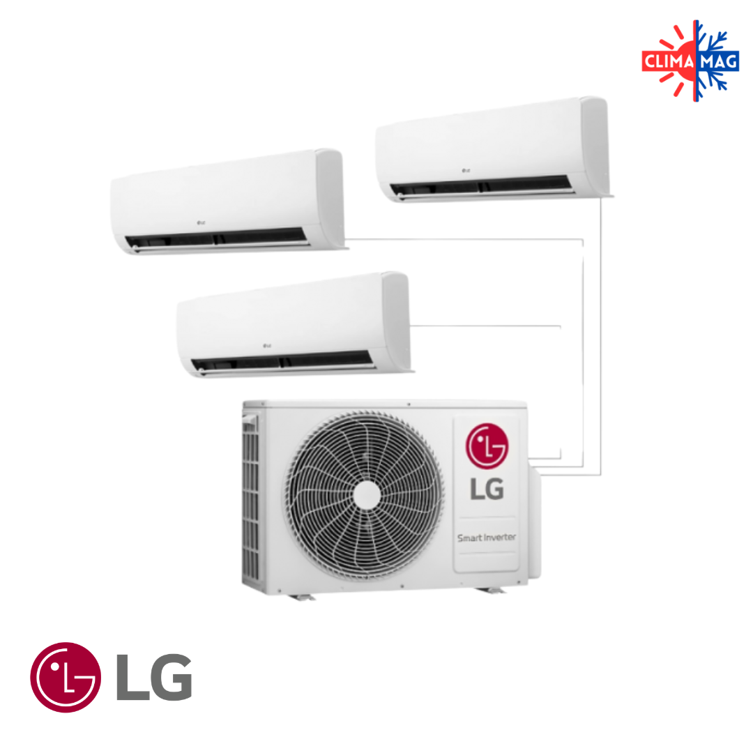 Мултисплит 3 в 1 LG RMN09.NSJ+RMN09.NSJ+RMN12.NSJ/RM3U19.U24, Wi-Fi, 21 000BTU, Клас А++/А+